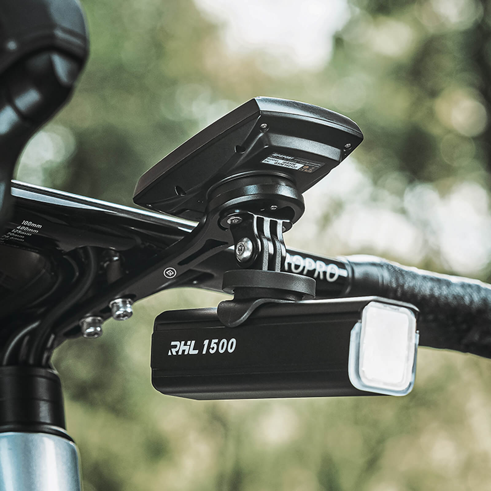 rockbros one-piece handlebar extension mount for bikes.
#option_Telescopic bracket+Extension Bracket