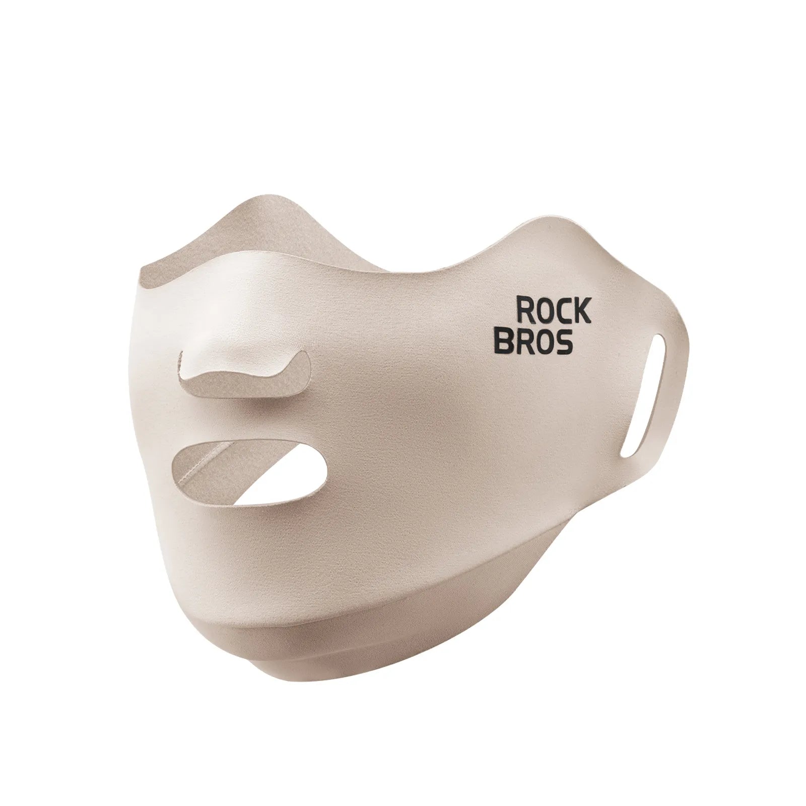 ROCKBROS windproof thermal face mask with breathable nose and mouth vents for cycling.
#color_pink