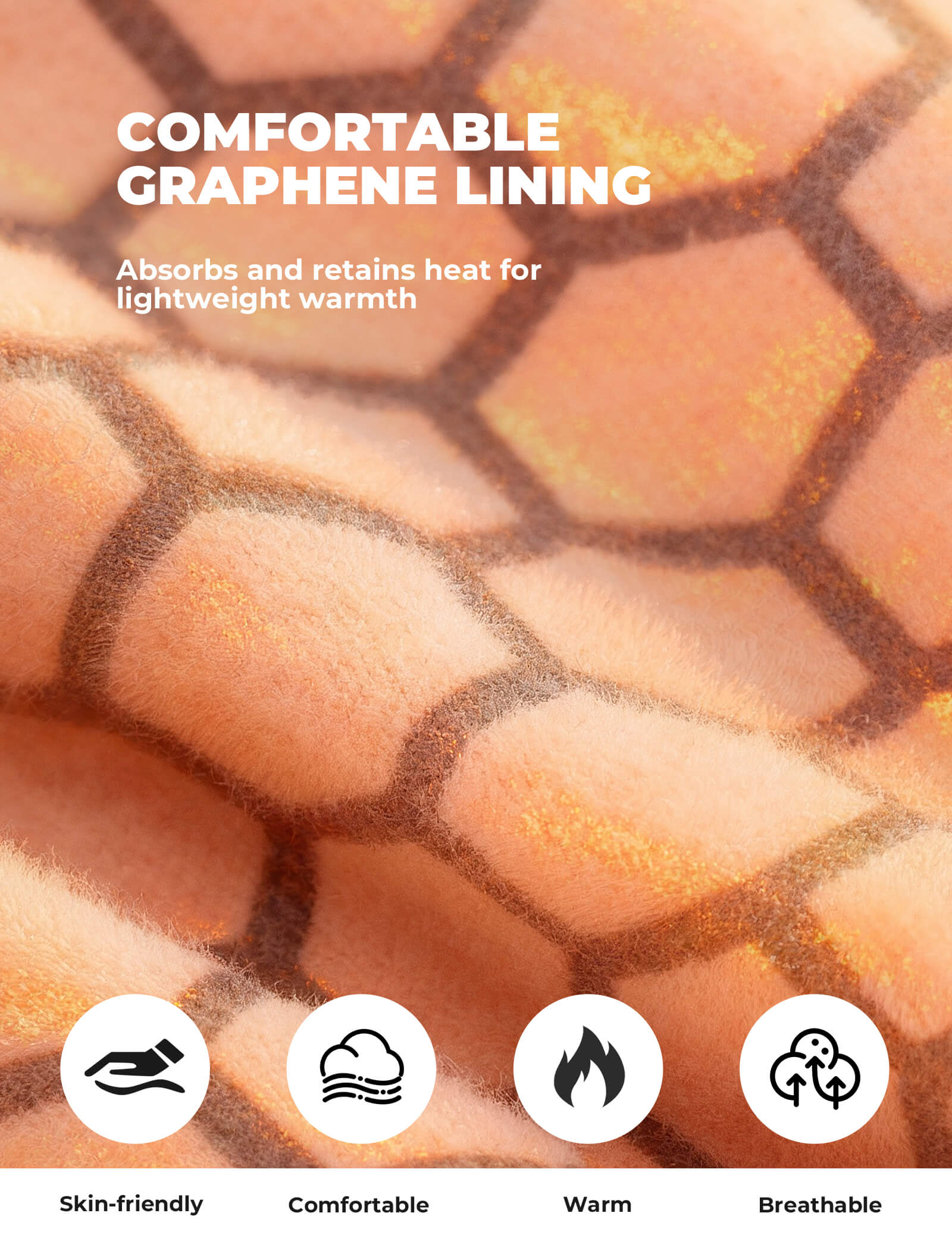 ROCKBROS Winter Cycling Gloves with Graphene Thermal Lining - Windproof Full Finger Design.
#color_black