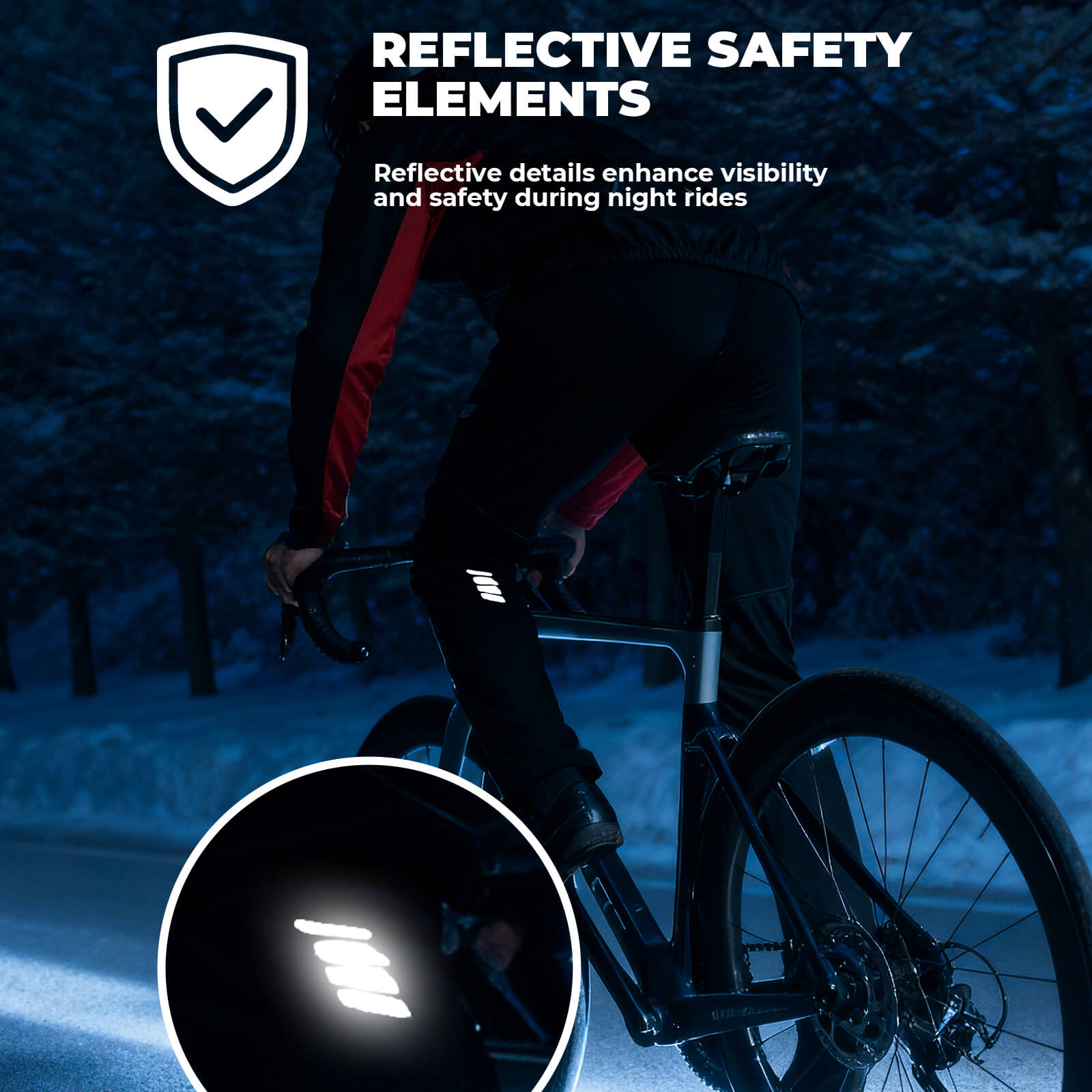 rockbros windproof water-resistant cycling jacket for cold weather.