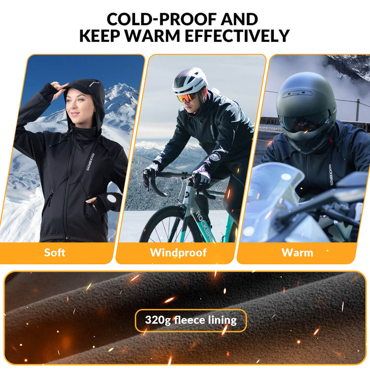 ROCKBROS wind resistant cycling jacket for outdoor cycling