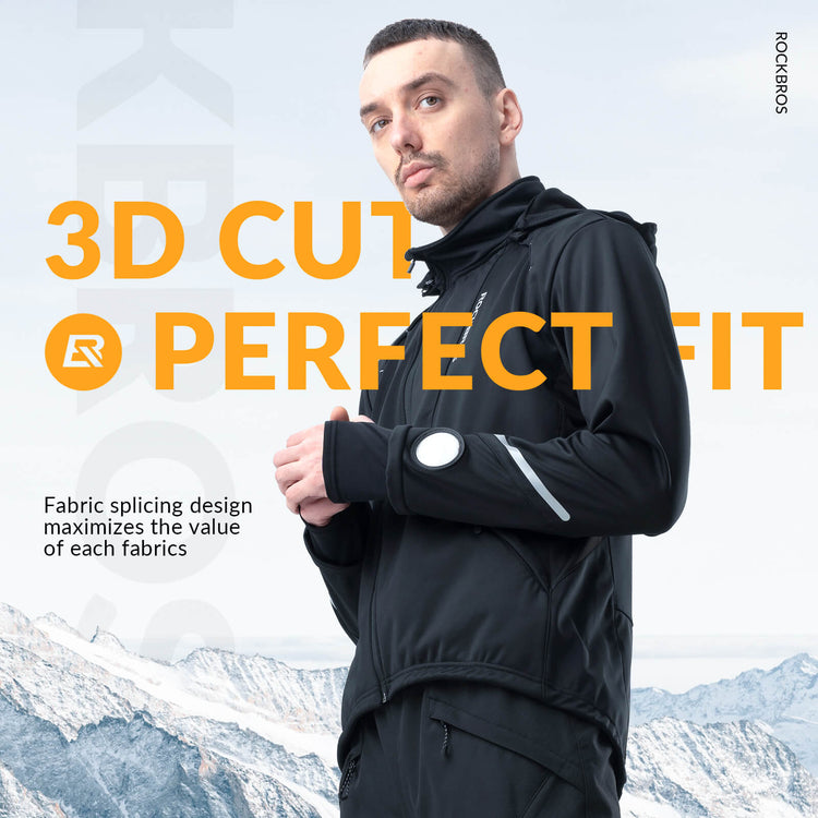 ROCKBROS wind resistant cycling jacket for outdoor cycling