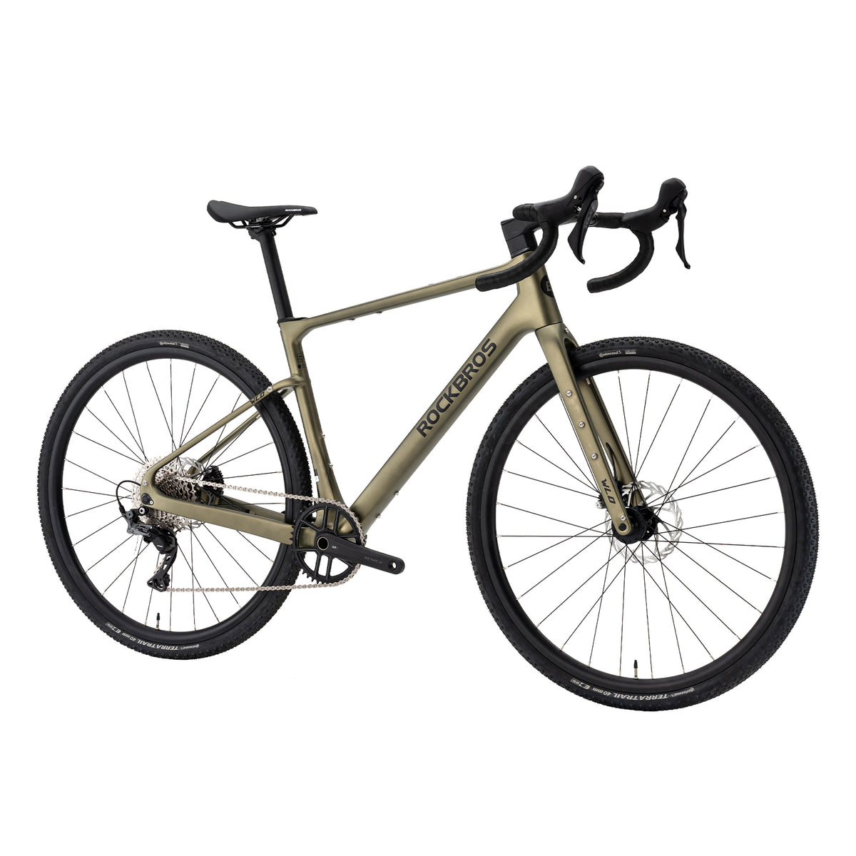 RockBros WLD Terra Carbon gravel bike.
#colour_green