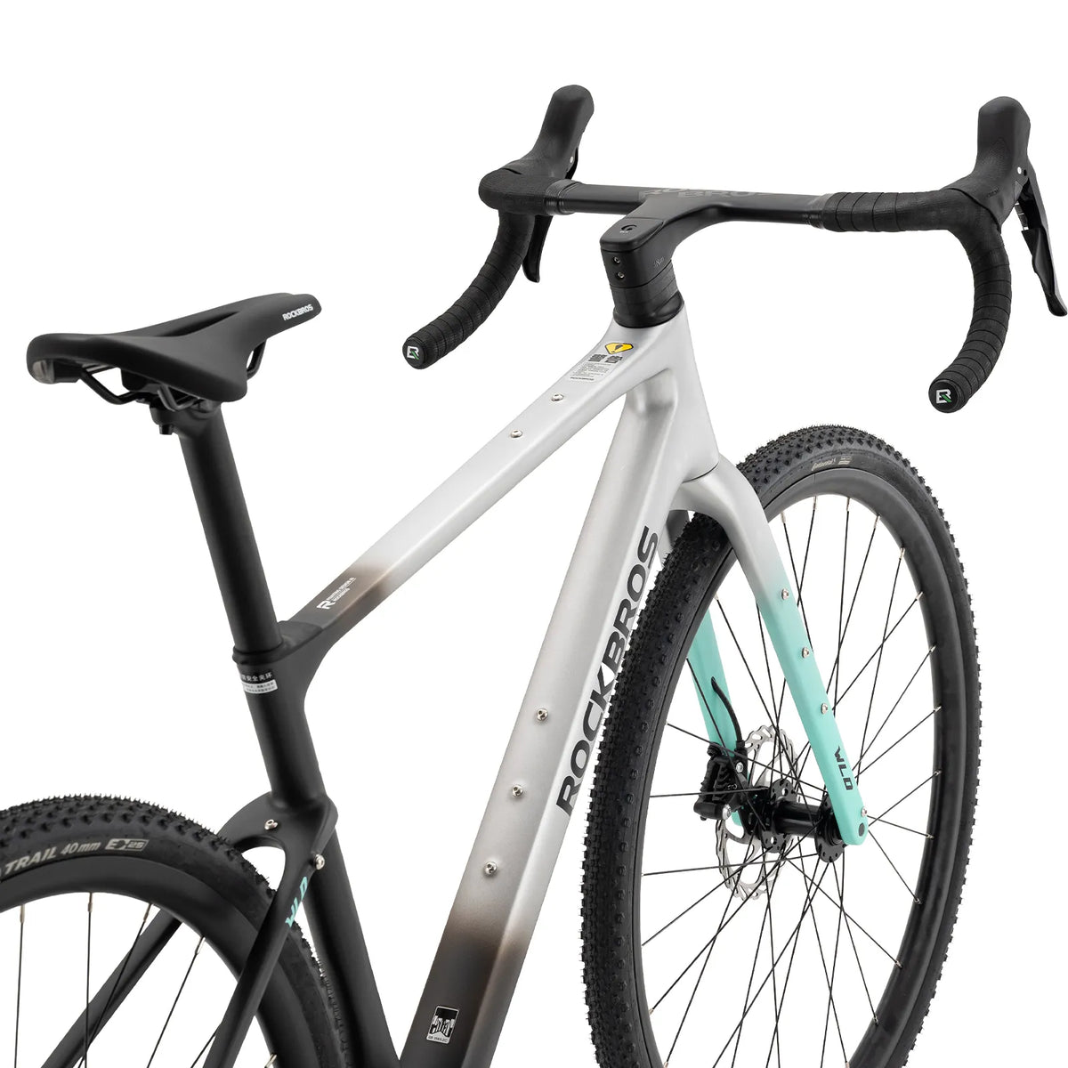 RockBros WLD Terra Carbon gravel bike.
#colour_light green