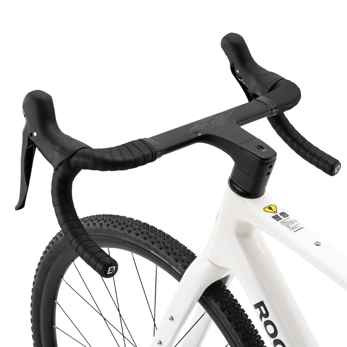 RockBros WLD Terra Carbon gravel bike.
#colour_white