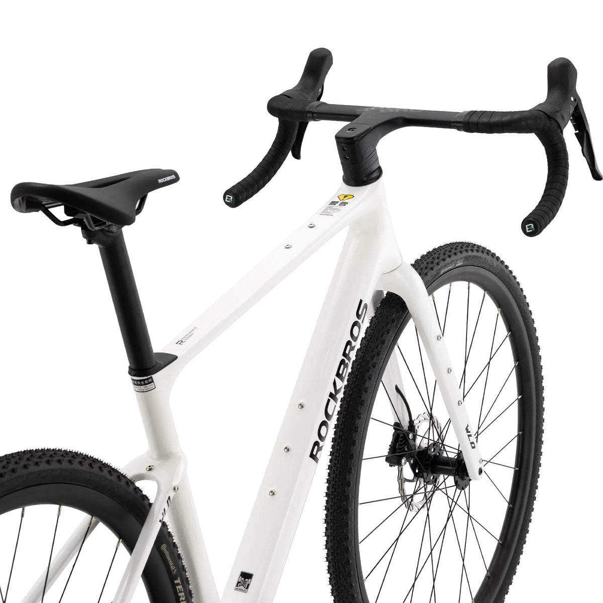 RockBros WLD Terra Carbon gravel bike.
#colour_white