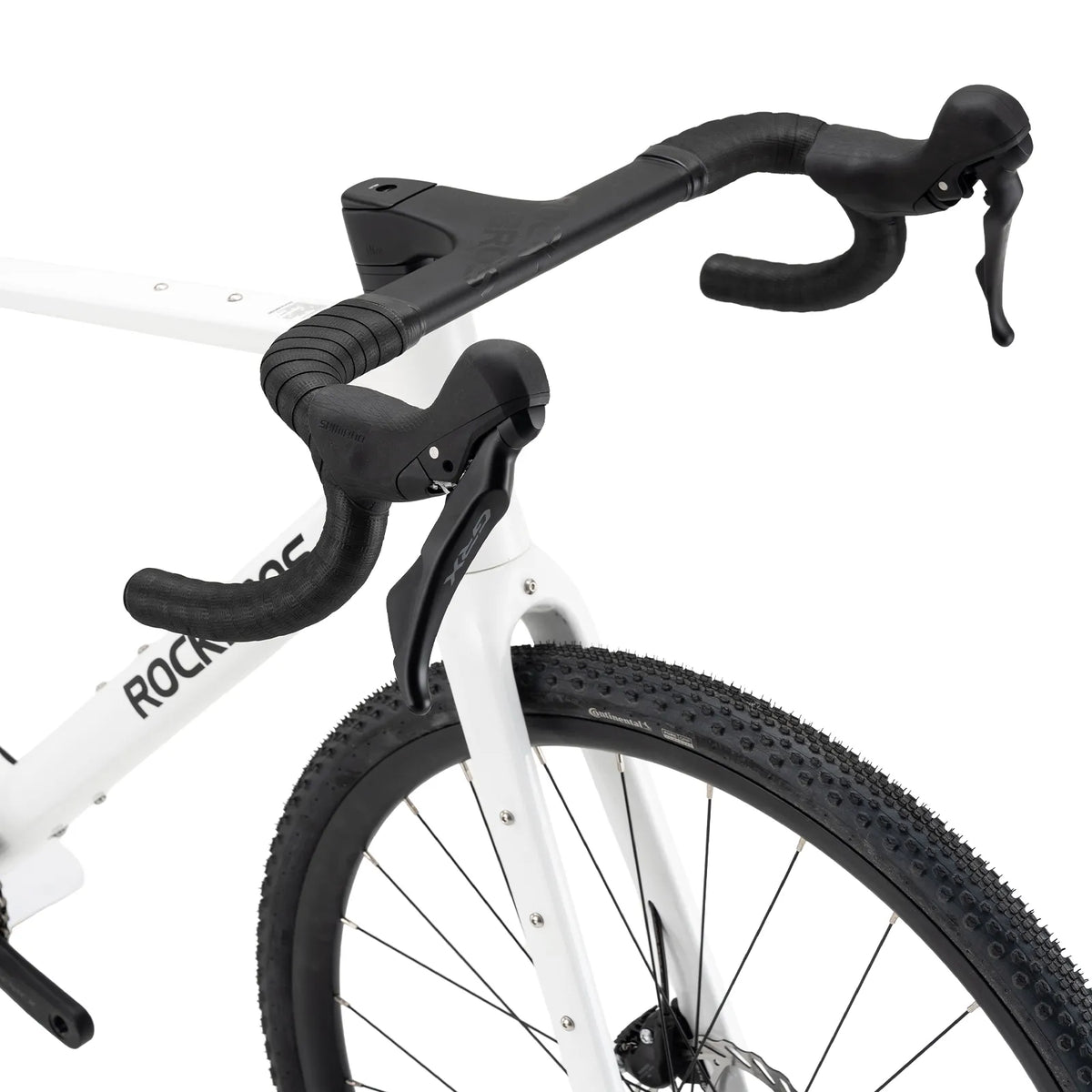 RockBros WLD Terra Carbon gravel bike.
#colour_white