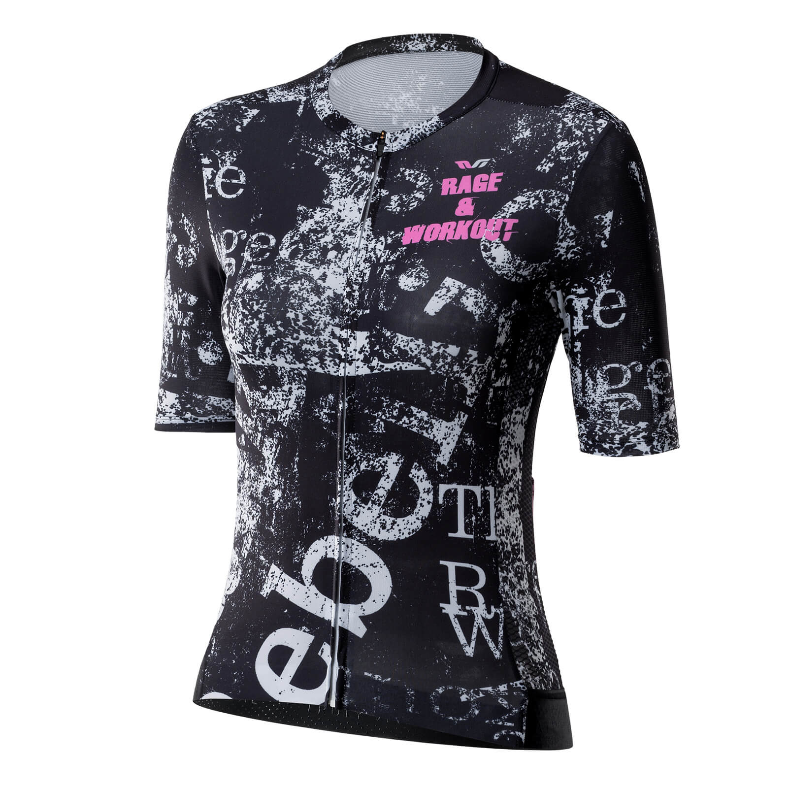rockbros women’s quick-dry cycling jersey for summer riding.
#color_black
