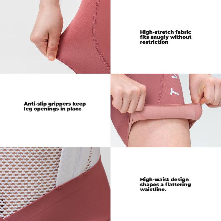 TVI Women’s Summer Performance Cycling Bib Shorts with Magnetic Clasp