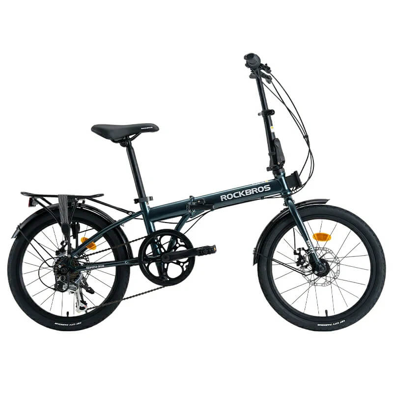 rockbros 20 inch 7 speed folding bike for urban commuting.
#color_blue