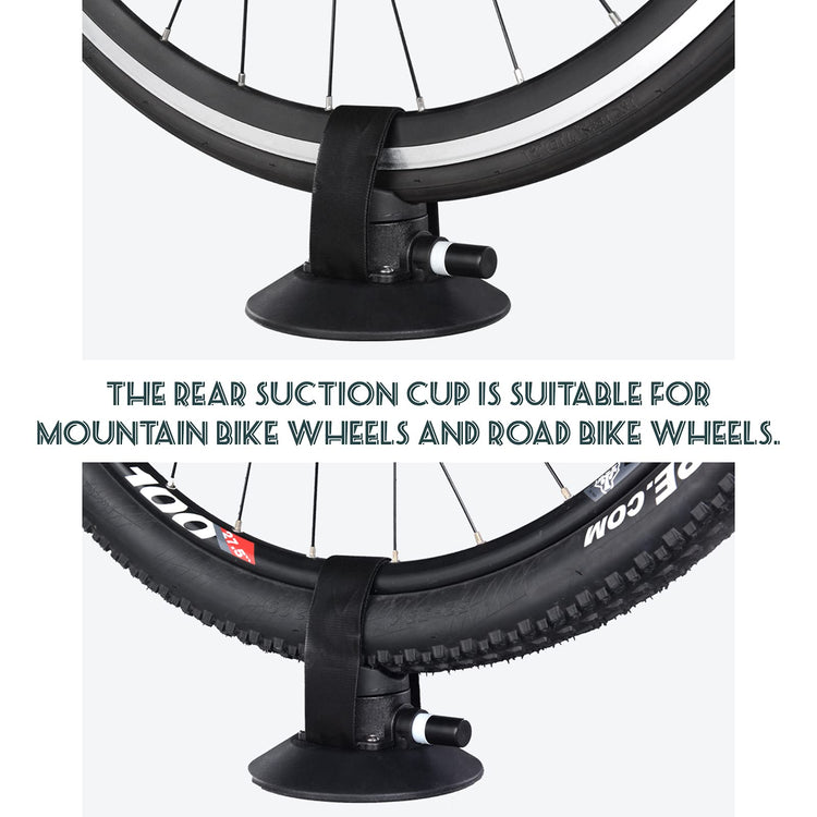 Suction Cup  Bike Rack for 2 Bikes– Quick Mount for Car Roof Transport