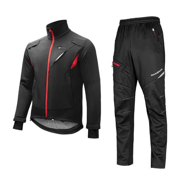 ROCKBROS Men's Thermal Cycling Jacket for winter riding in Australia.