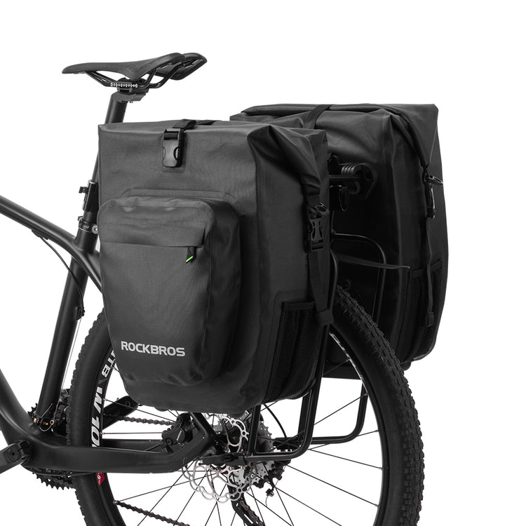 ROCKBROS Pro Cycling Saddlebag in Grey or Black - Single/Pair