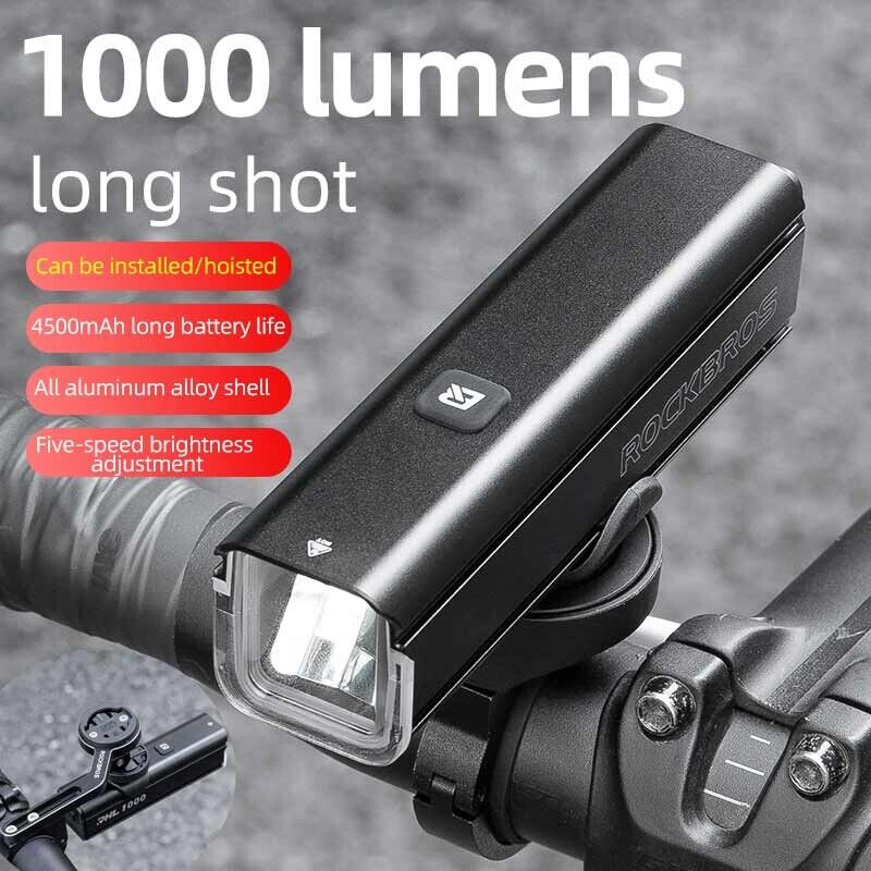 ROCKBROS Bike Front Headlight RHL1000LM