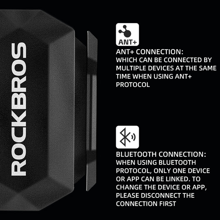 ROCKBROS Bike Computer ANT+ Bluetooth Waterproof GPS/BDS/Galileo Position System