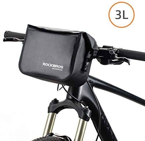 ROCKBROS Bike Handlebar Bag Waterproof 3L (Strap Mount Only)
