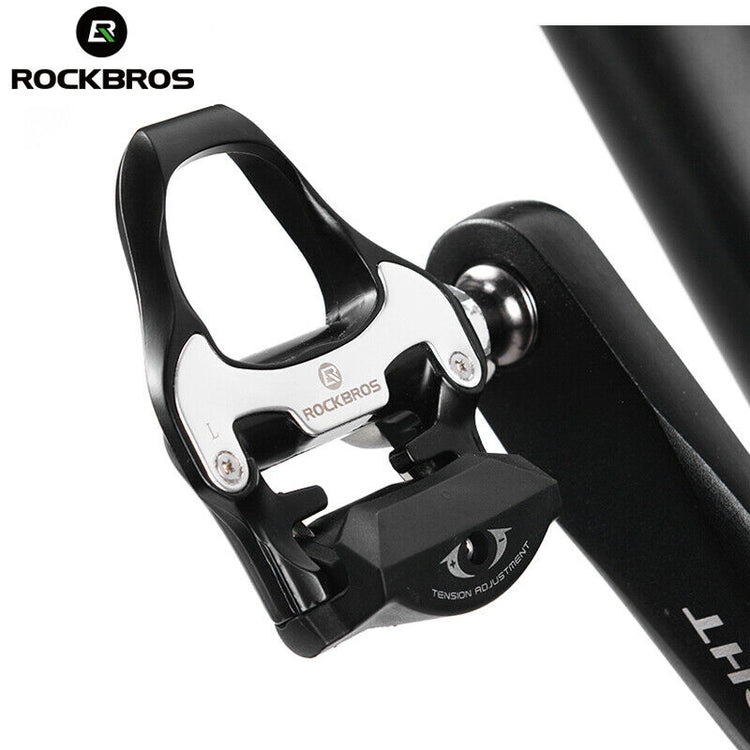 ROCKBROS Self-Lock Road Bike Pedals with Shimano SPD-SL/Look KEO Cleat System (Pair)