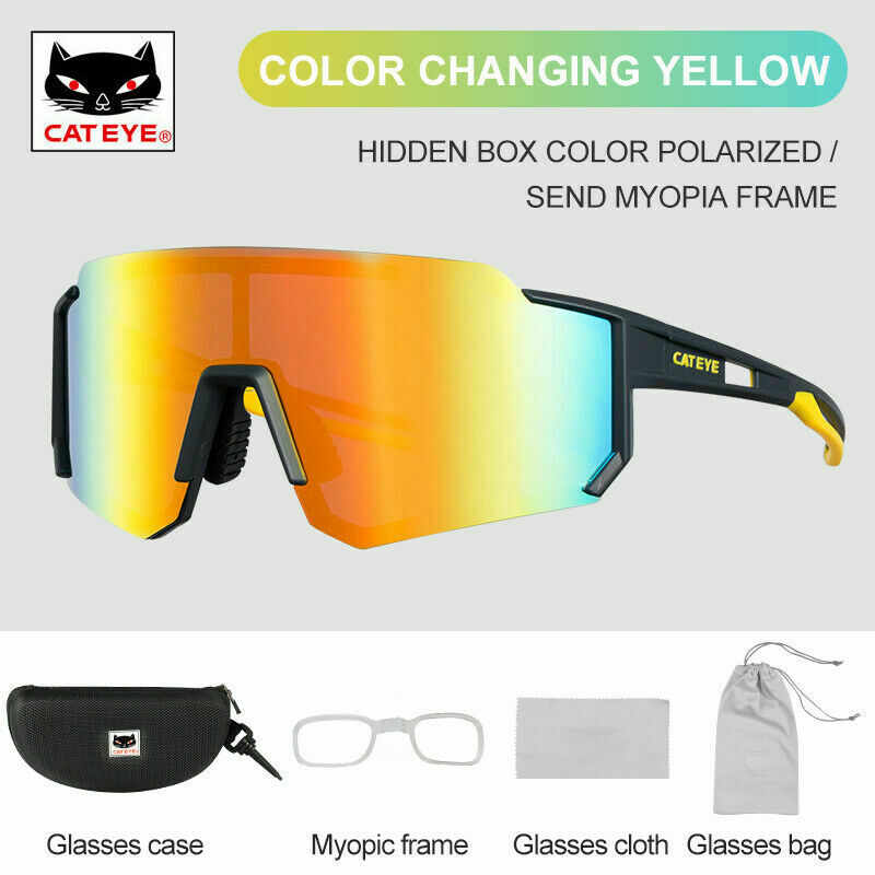 CATEYE  Glasses Woman Men Cycling Polarized  Sport Bicycle Sunglasses MTB Bicycle Hiking Glasses
