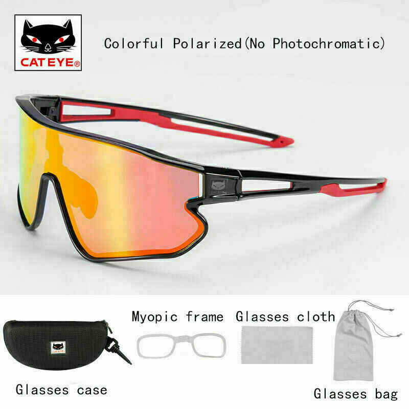 CATEYE  Glasses Woman Men Cycling Polarized  Sport Bicycle Sunglasses MTB Bicycle Hiking Glasses