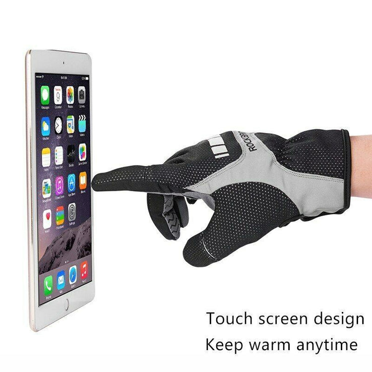 ROCKBROS Winter Touch Screen Gloves Snowboard Thermal Gloves waterproof-S173BGR