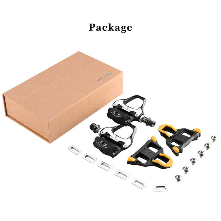 ROCKBROS Self-Lock Road Bike Pedals with Shimano SPD-SL/Look KEO Cleat System (Pair)