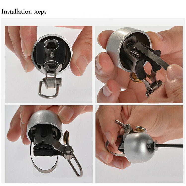 RockBros Mini Bike Bell Ring Loud Handlebar Alarm MTB Road Mountain Bicycle Bell