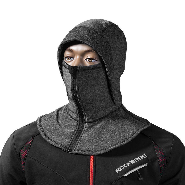 ROCKBROS Winter Thermal Fleece Ski Masks Full Face Windproof Cycling Headgears