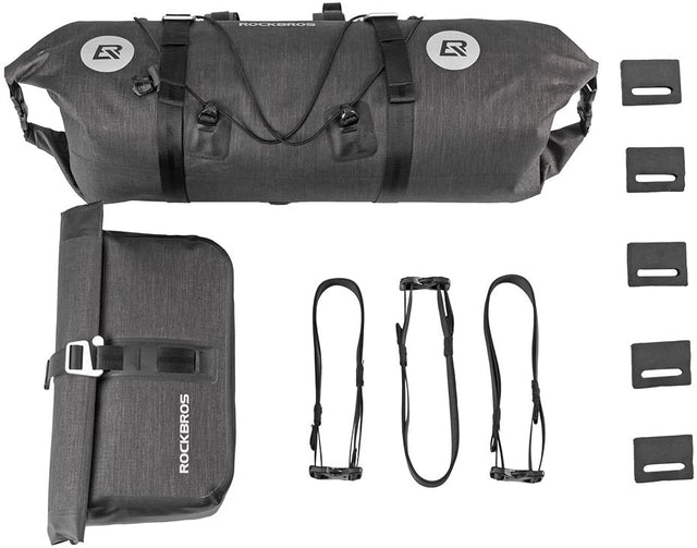Rockbros-Waterproof Handlebar Bags Front 2 Dry Packs for MTB Road Bicycles 19-20L