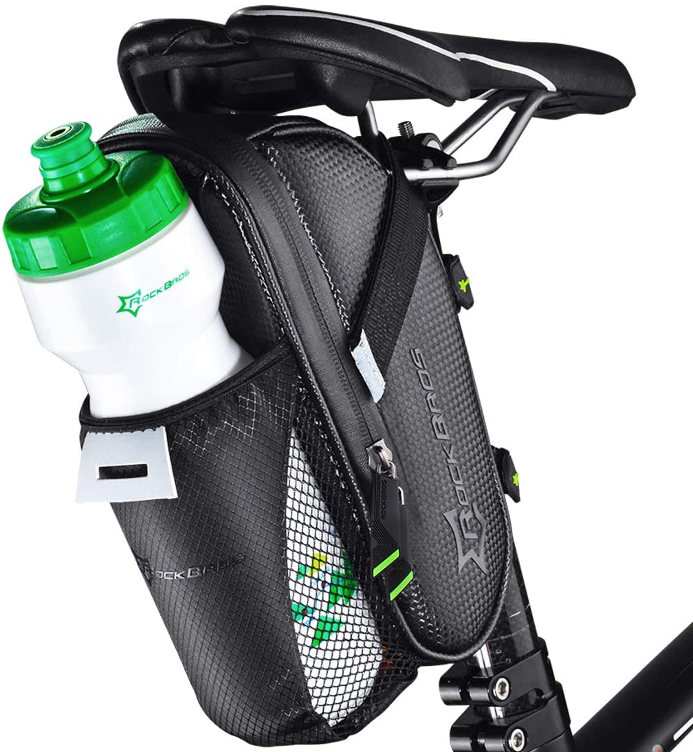 ROCKBROS Bike Saddle Bag Bicycle Seat Bag Under Seat Bike Tail Storage  Pouch