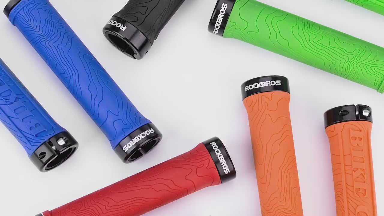 all-groups ROCKBROS Bike Handlebar Grips Double Lock-on