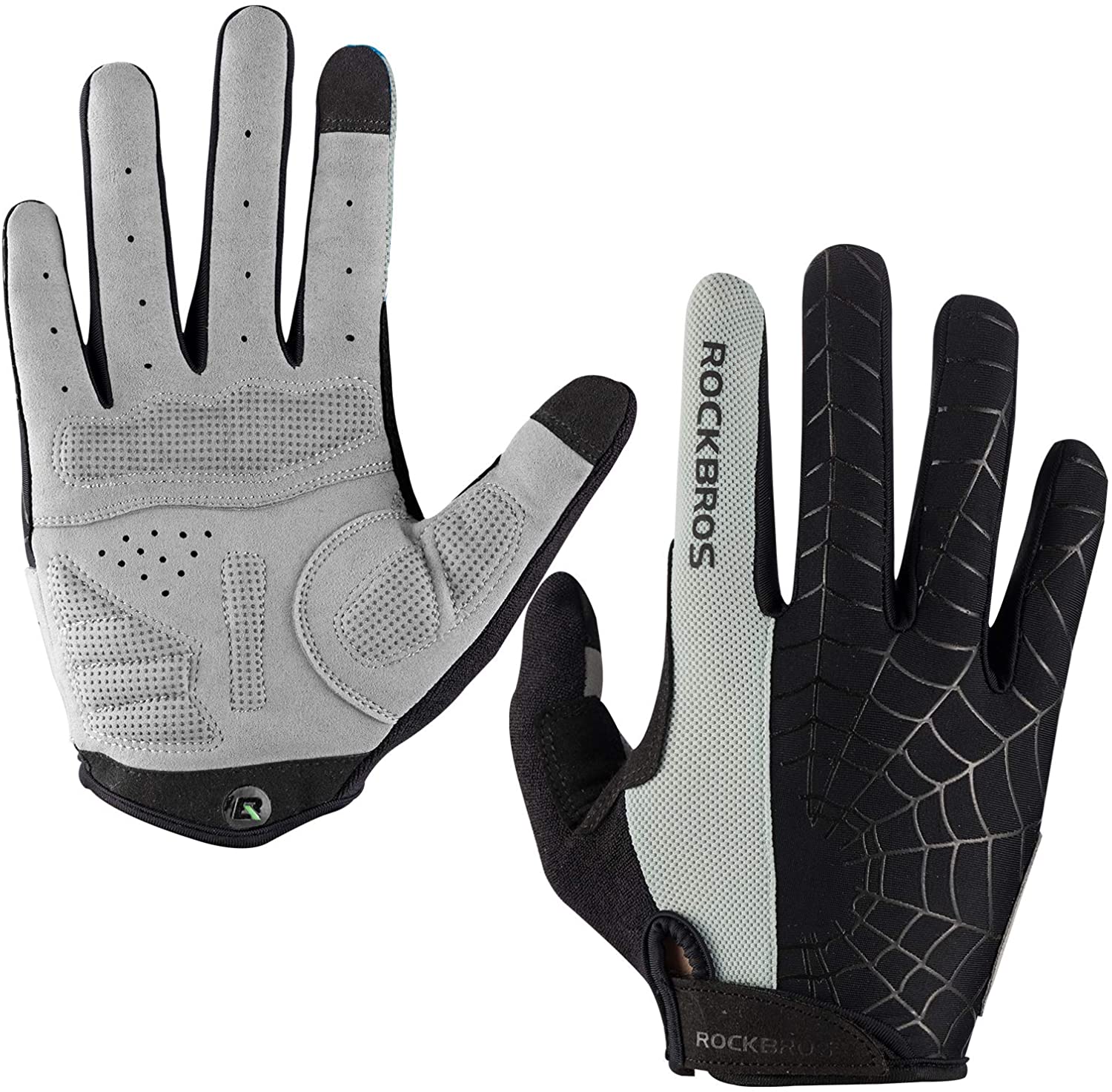 Rockbros-Full Finger Cycling Gloves Touchscreen Gloves  Full Finger Sports Gloves Running Gloves