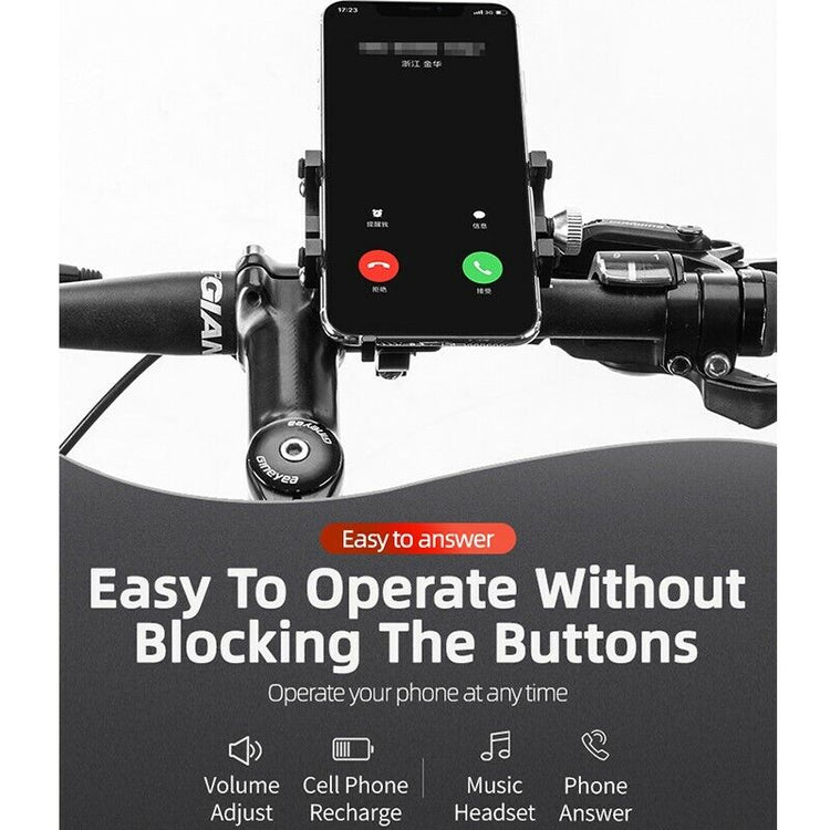 all-groups ROCKBROS Aluminium Bike Handlebar Phone Holder Adjustable