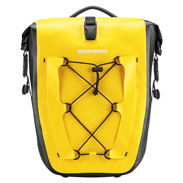 ROCKBROS Deluxe Large Capacity Bicycle Saddlebag in Various Colours #Color_Yellow