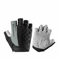 ROCKBROS Half Finger Cycling Short Gloves Shockproof Gloves#Color_Gray