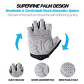 all-groups ROCKBROS Half Finger Cycling Short Gloves Shockproof Gloves
