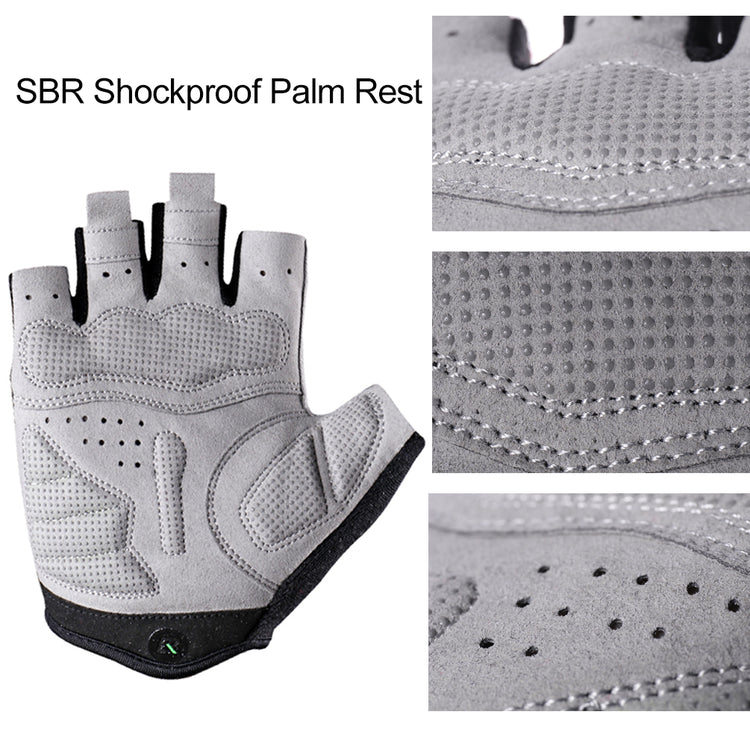 all-groups ROCKBROS Half Finger Cycling Short Gloves Shockproof Gloves