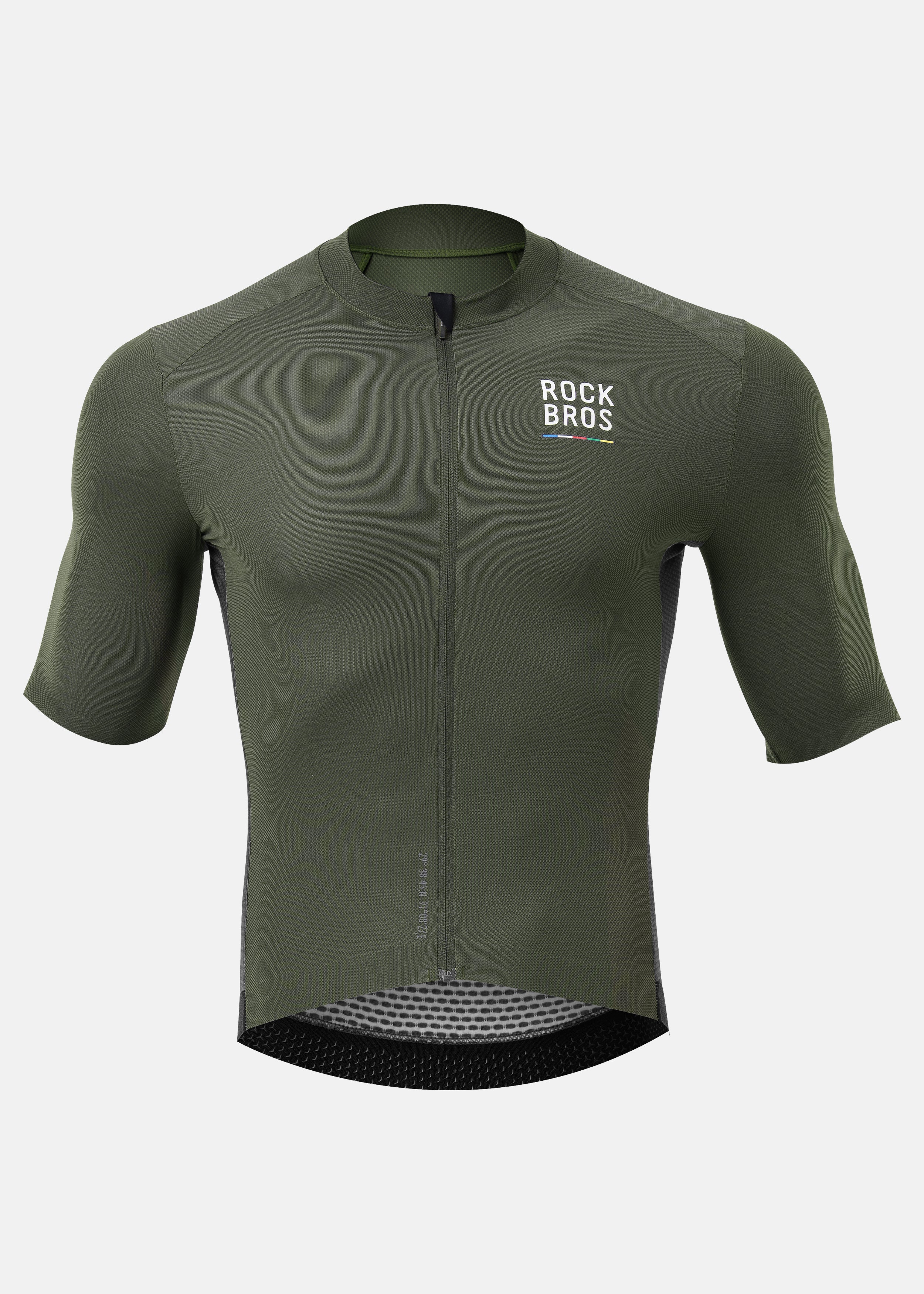 ROCKBROS ROAD TO SKY Men's Short-Sleeve Cycling Jersey in Various Colours Color Green