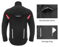 ROCKBROS Winter Cycling Jacket for Men Thermal Fleece Windproof Jacket