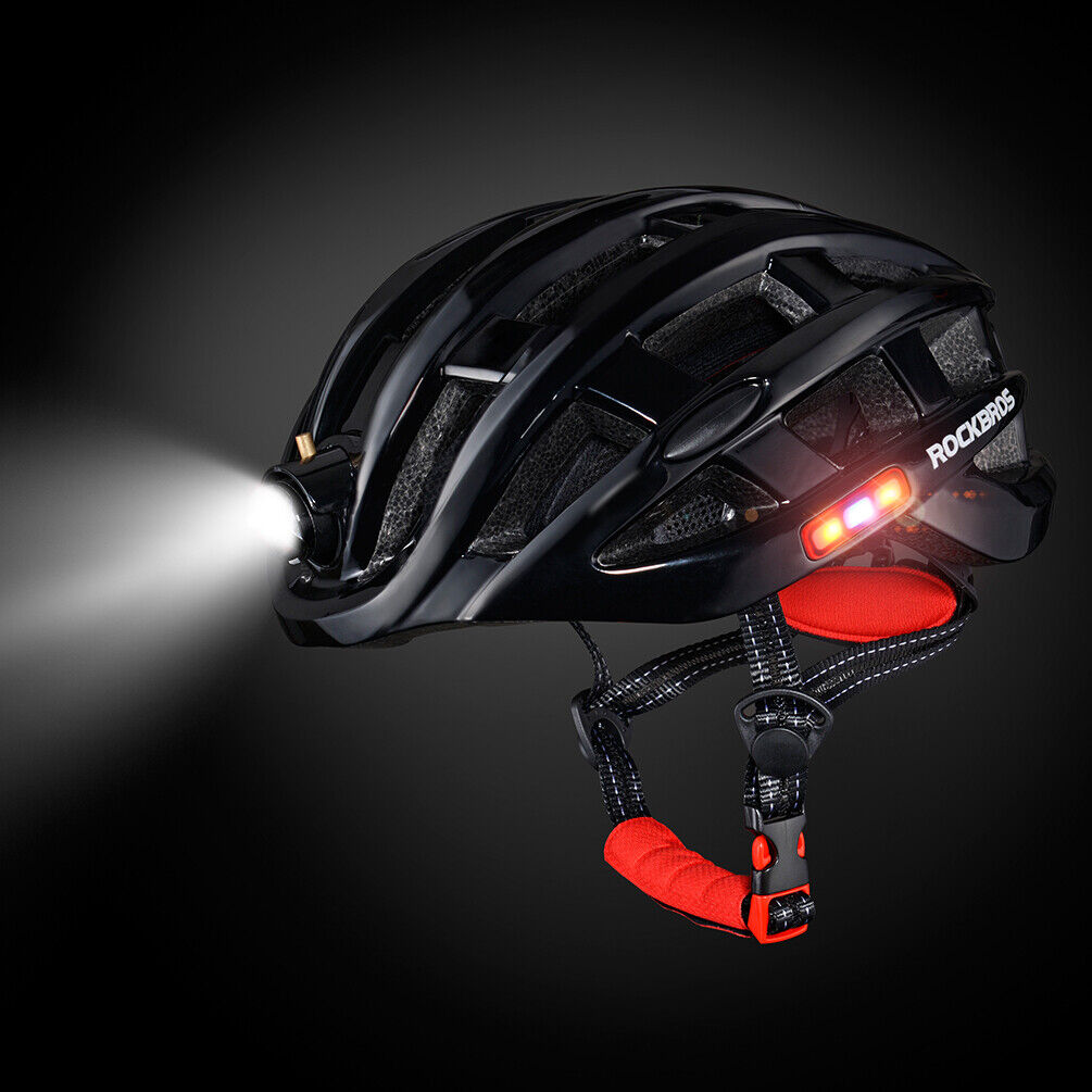 RockBros MTB Road Bike Helmet Light Outdoor Night Cycling Ultralight EPS