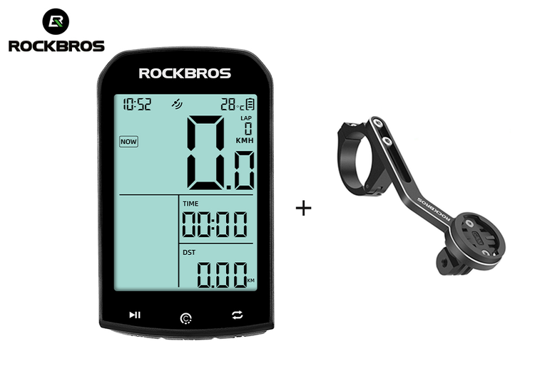 ROCKBROS Bike Computer ANT+ Bluetooth Waterproof GPS/BDS/Galileo Position System